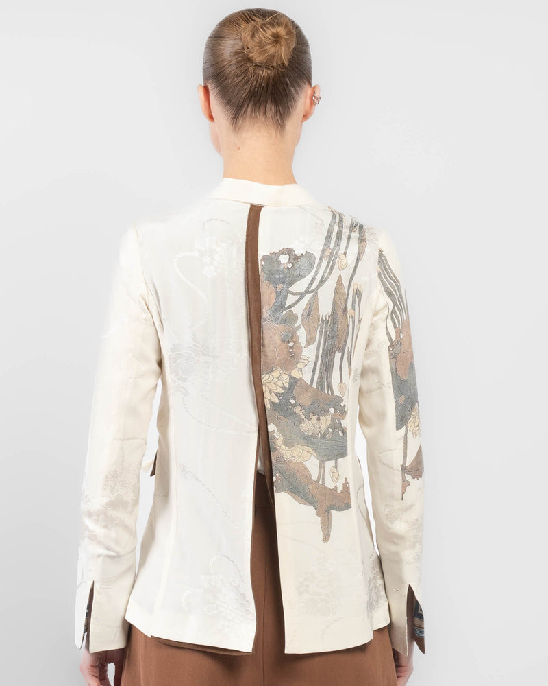 Double-Breasted Traditional Kimono Jacket
