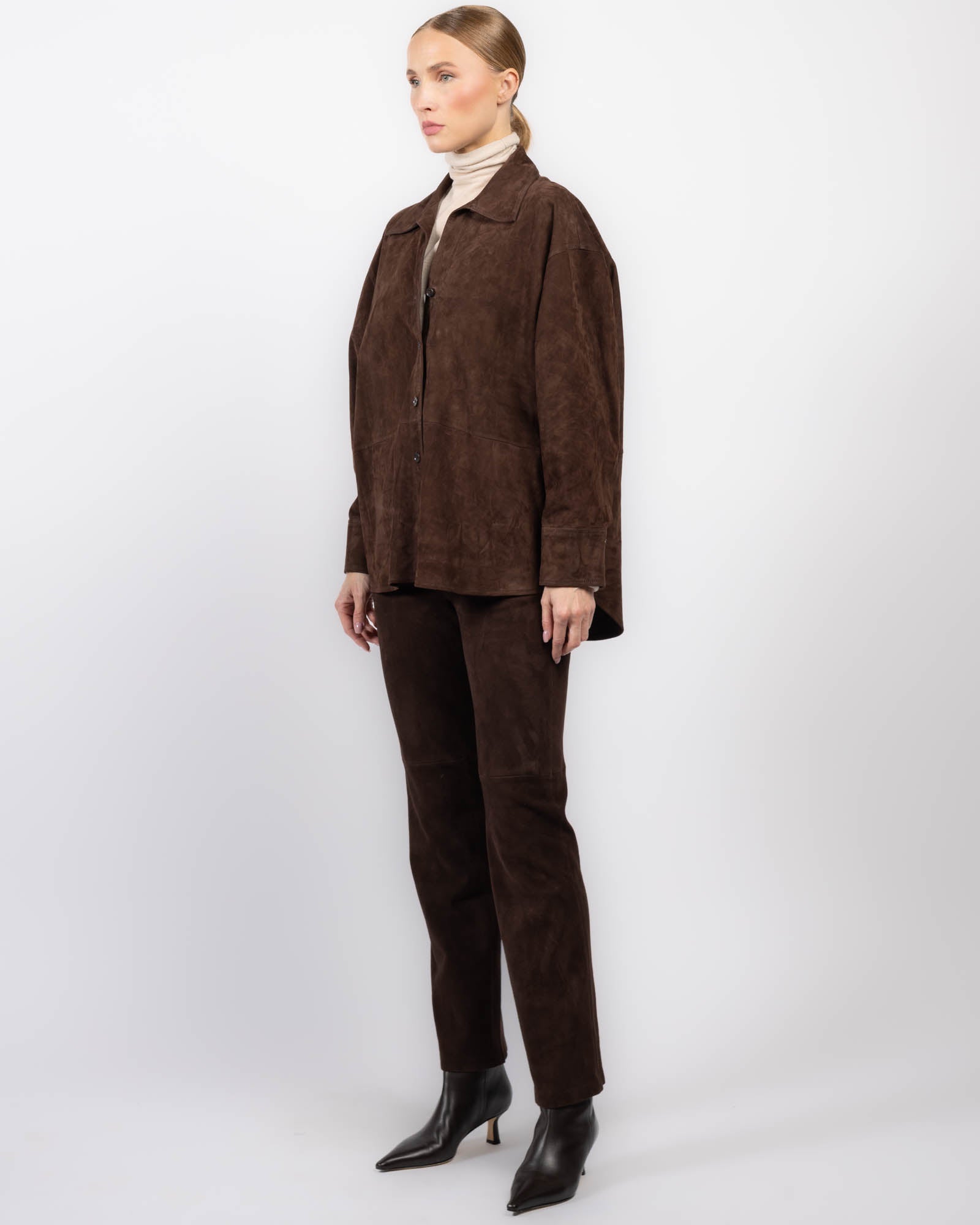 Catarine Lamb Suede Jacket