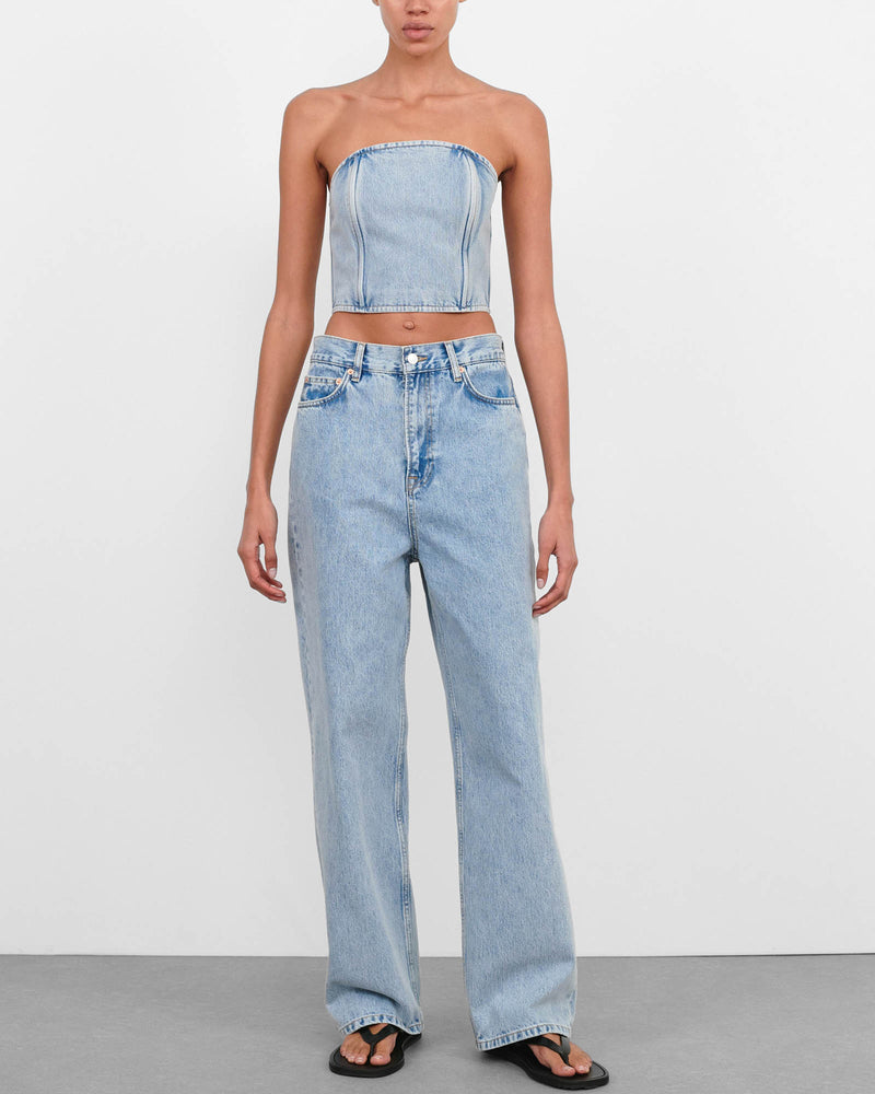 Denim Tube Top