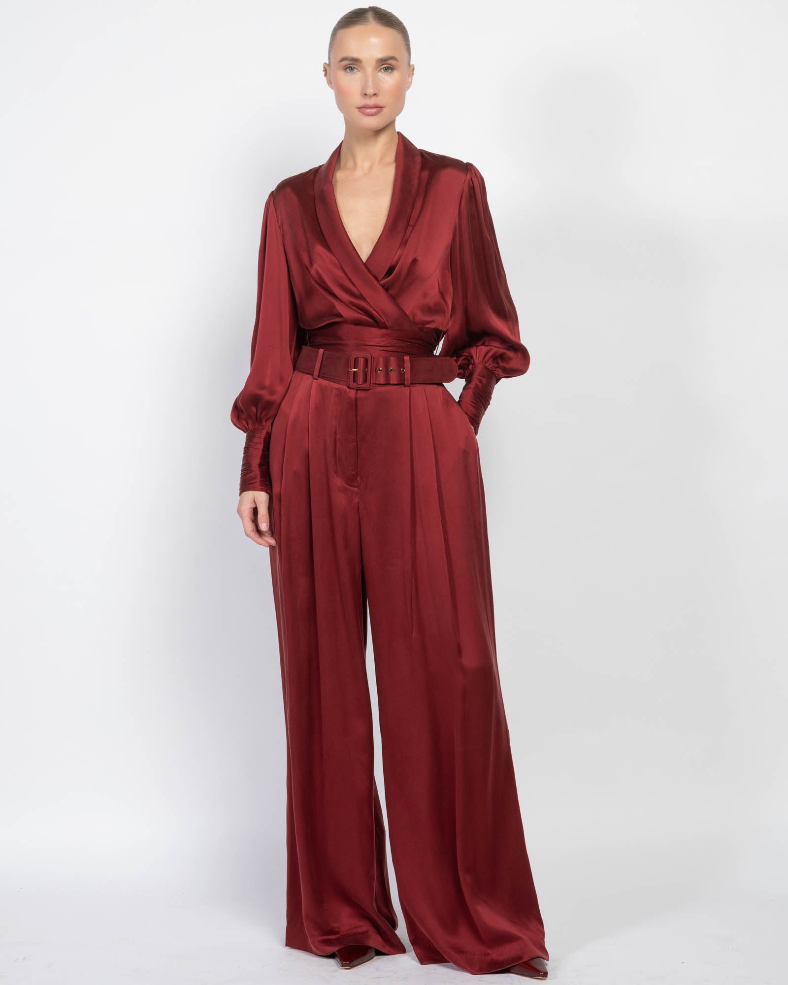 ZIMMERMANN Silk Wrap Top