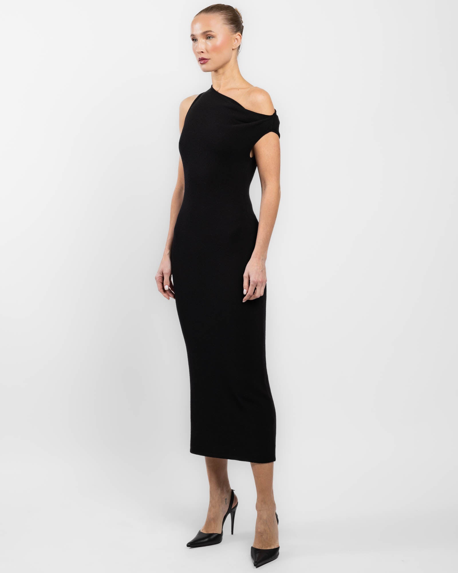 Asymmetric Twist Dress