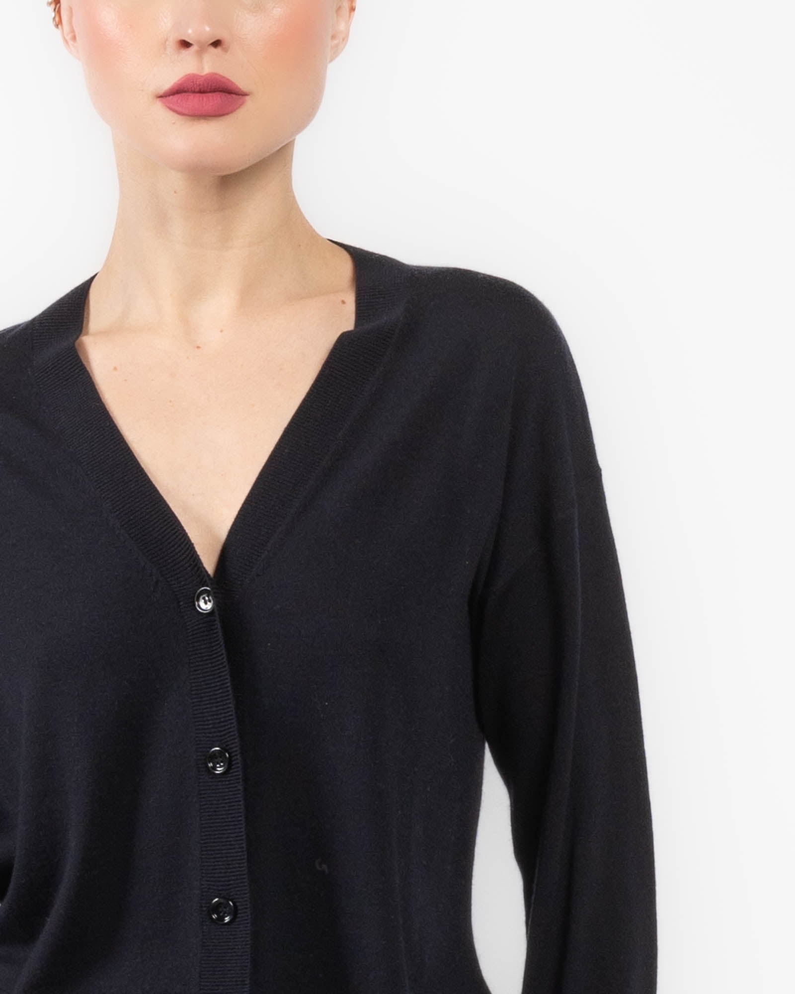 V-Neck Long Sleeve Cardigan