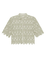Lace Button Shirt