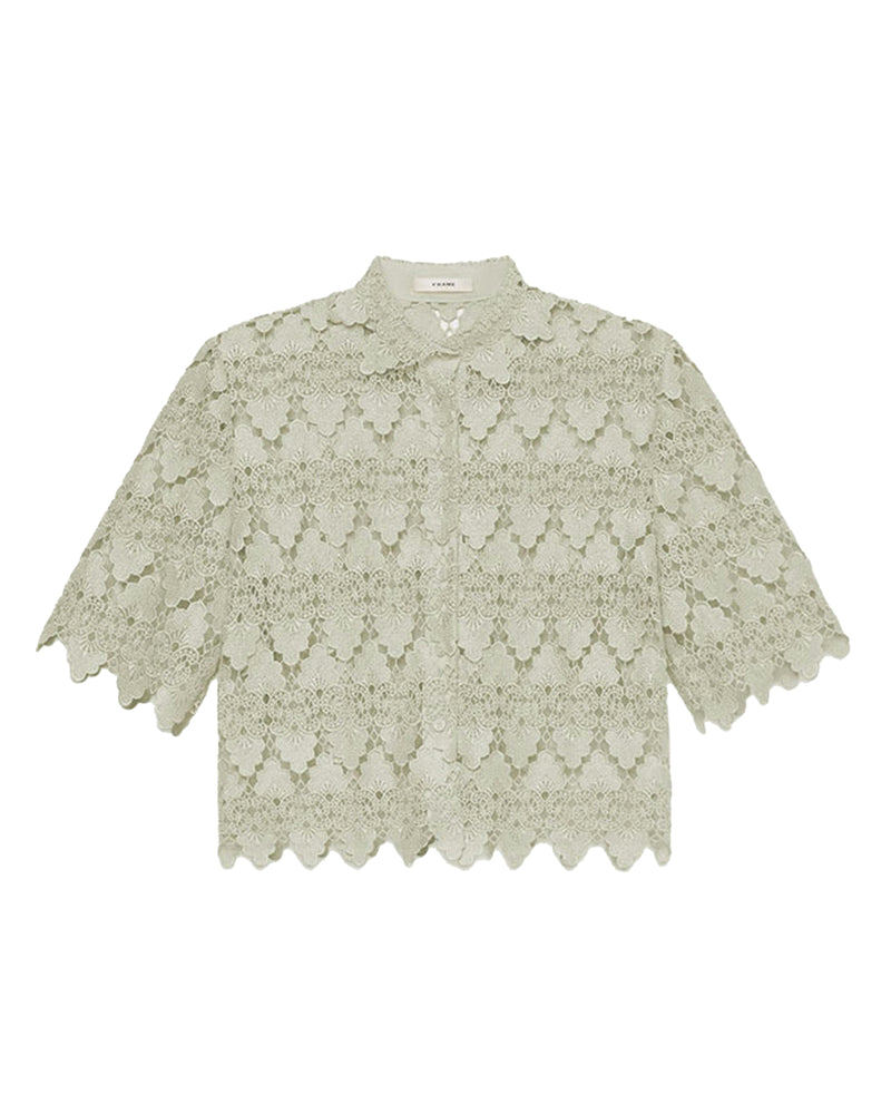 Lace Button Shirt