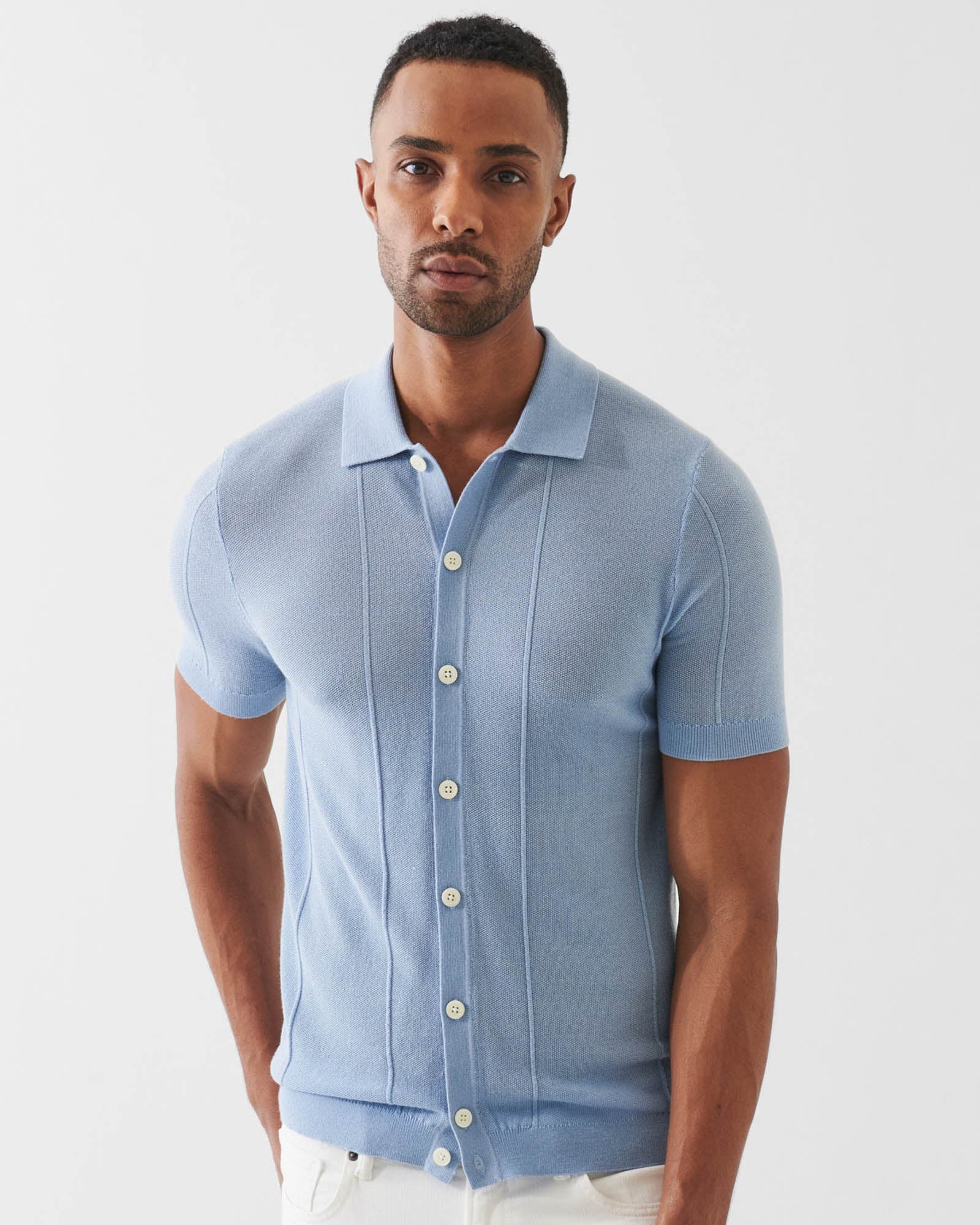 Short Sleeve Seed Stitch Sweater