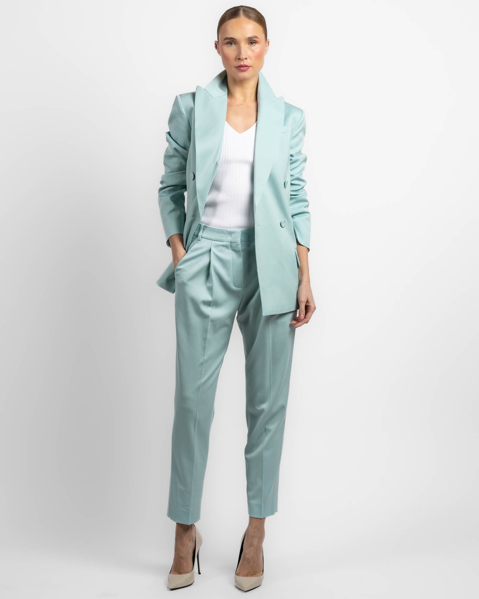 Veste croisée décontractée