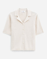 Short Sleeve Collar Cardigan