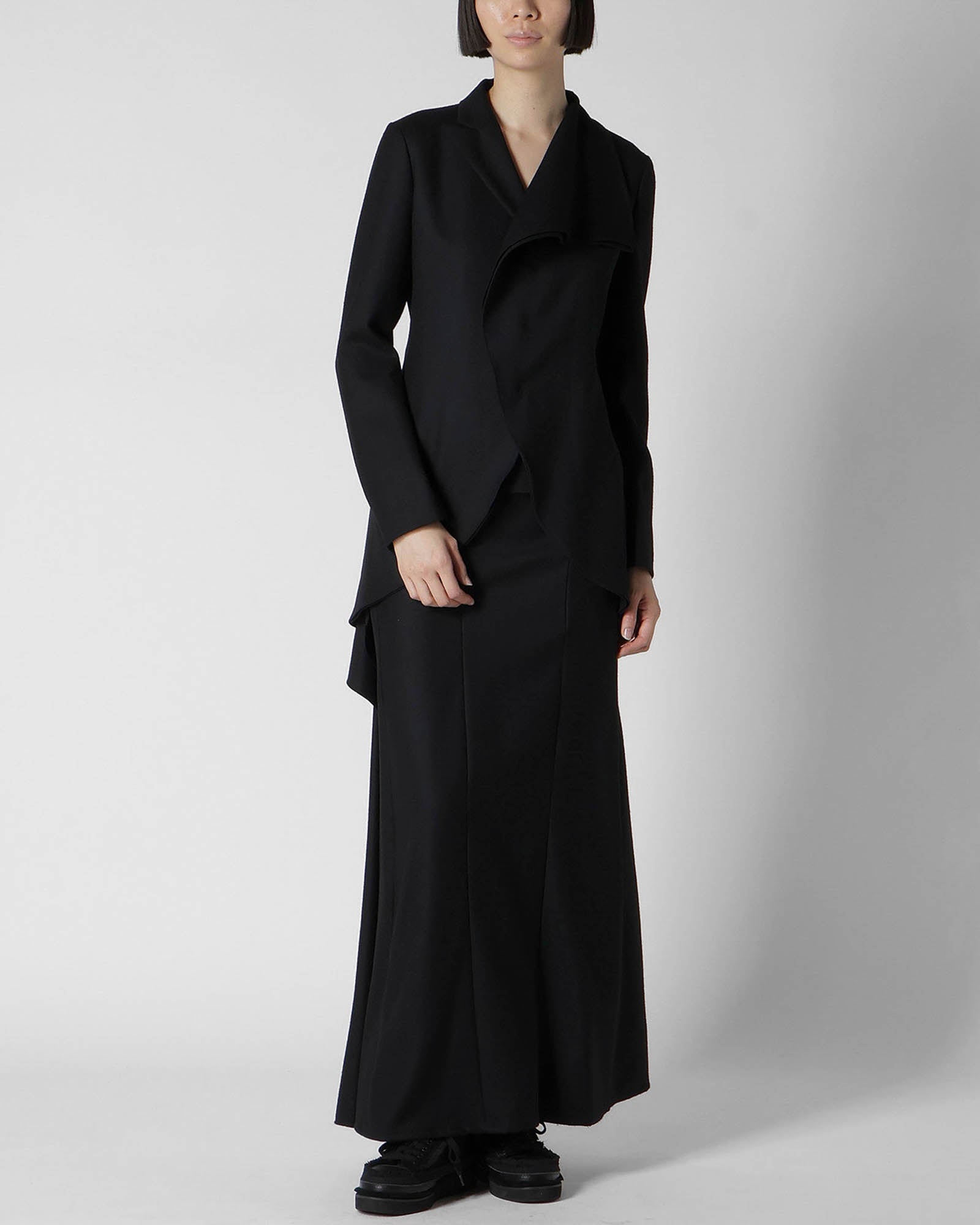 Curved Hem Jacket