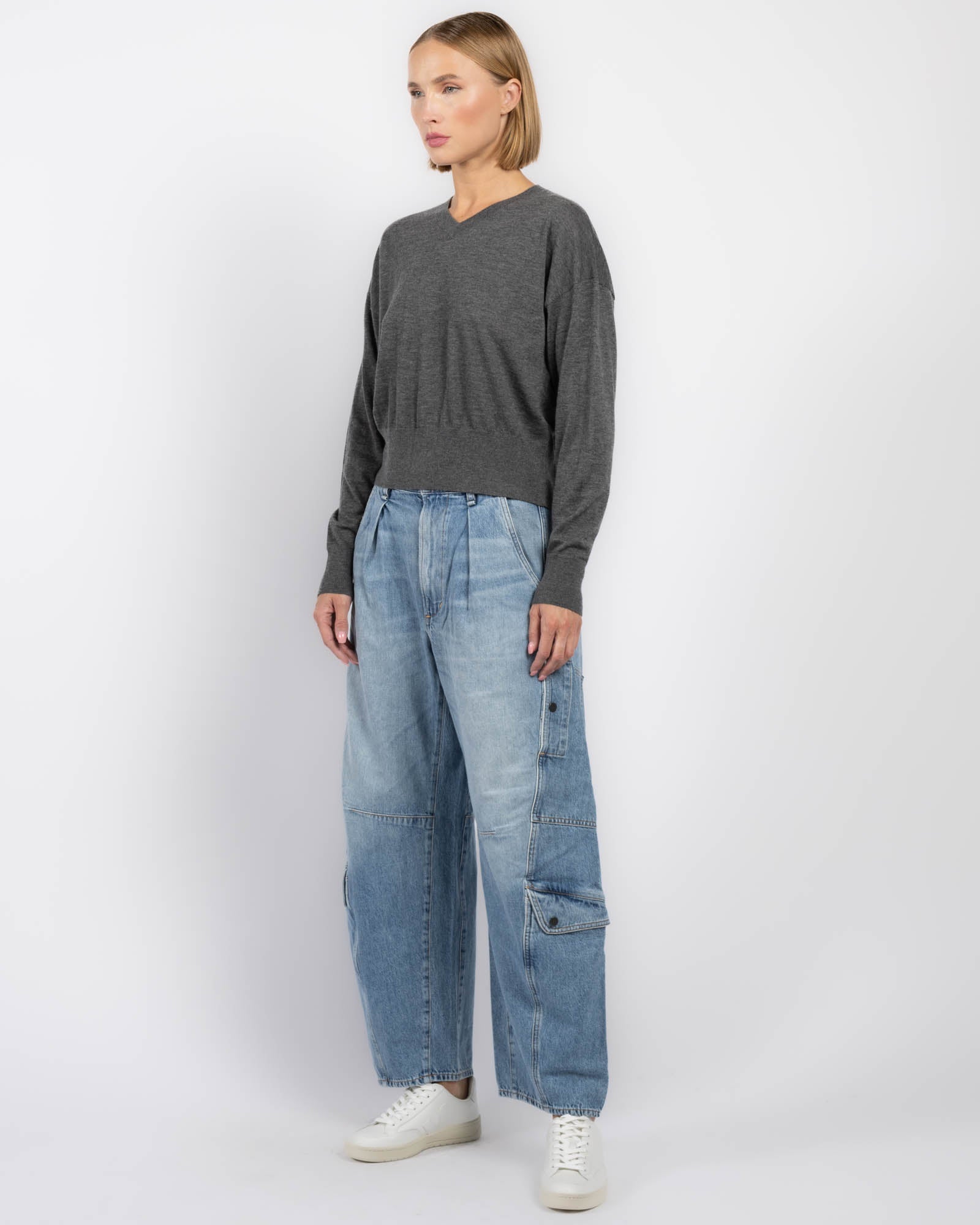 High V-Neck Sweater
