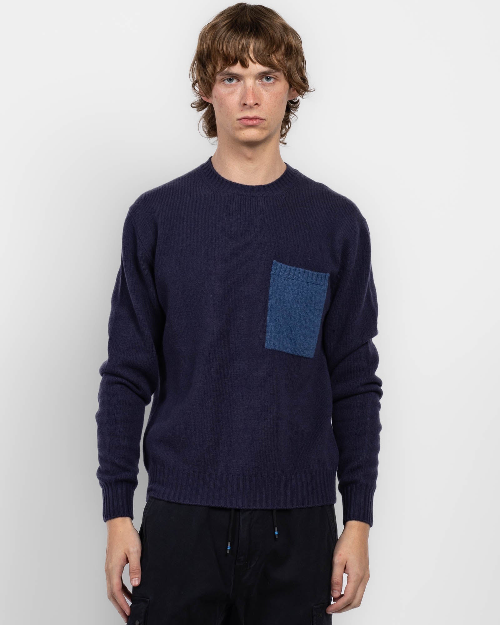 Pocket Crewneck Sweater