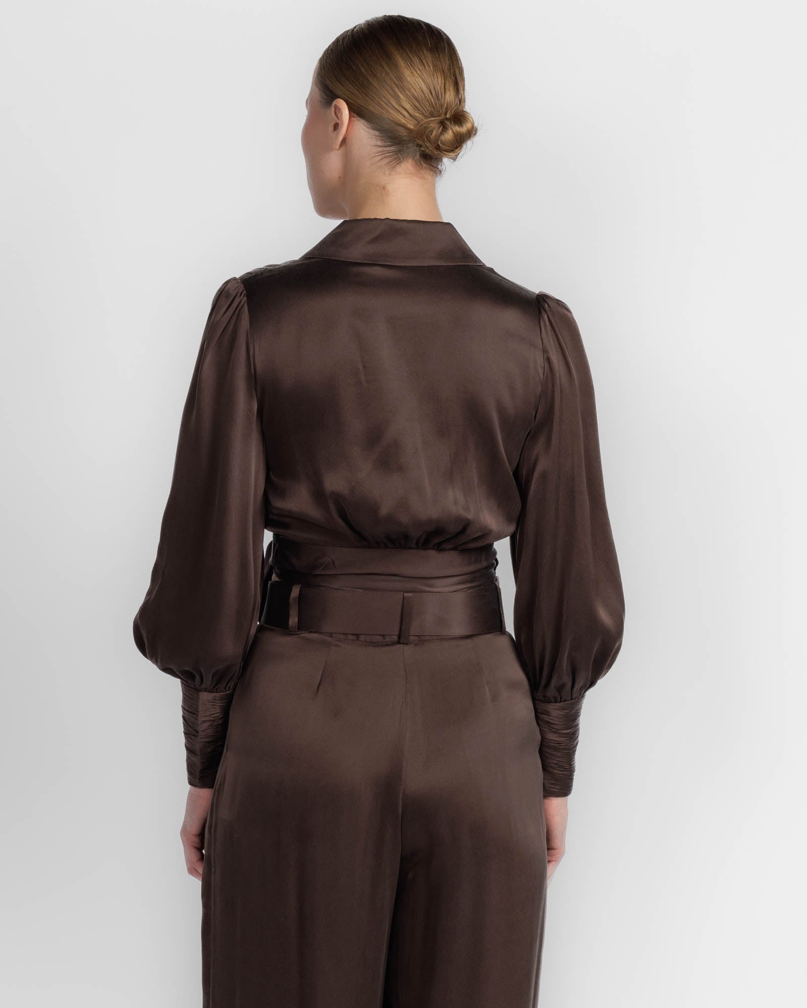 Silk Wrap Top