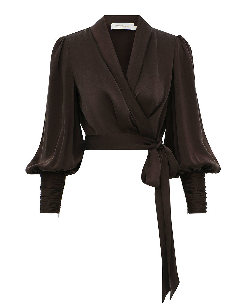 Silk Wrap Top