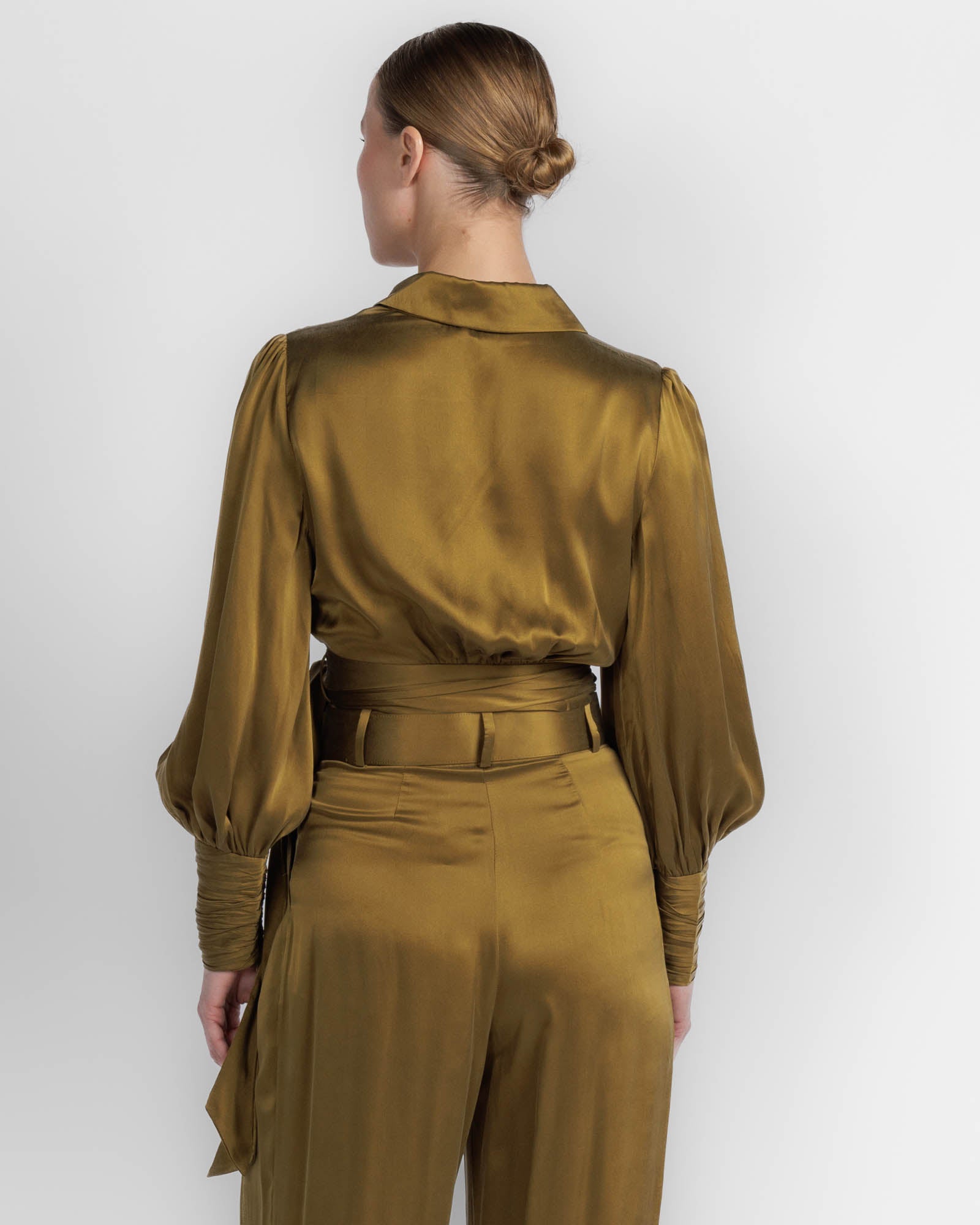 Silk Wrap Top