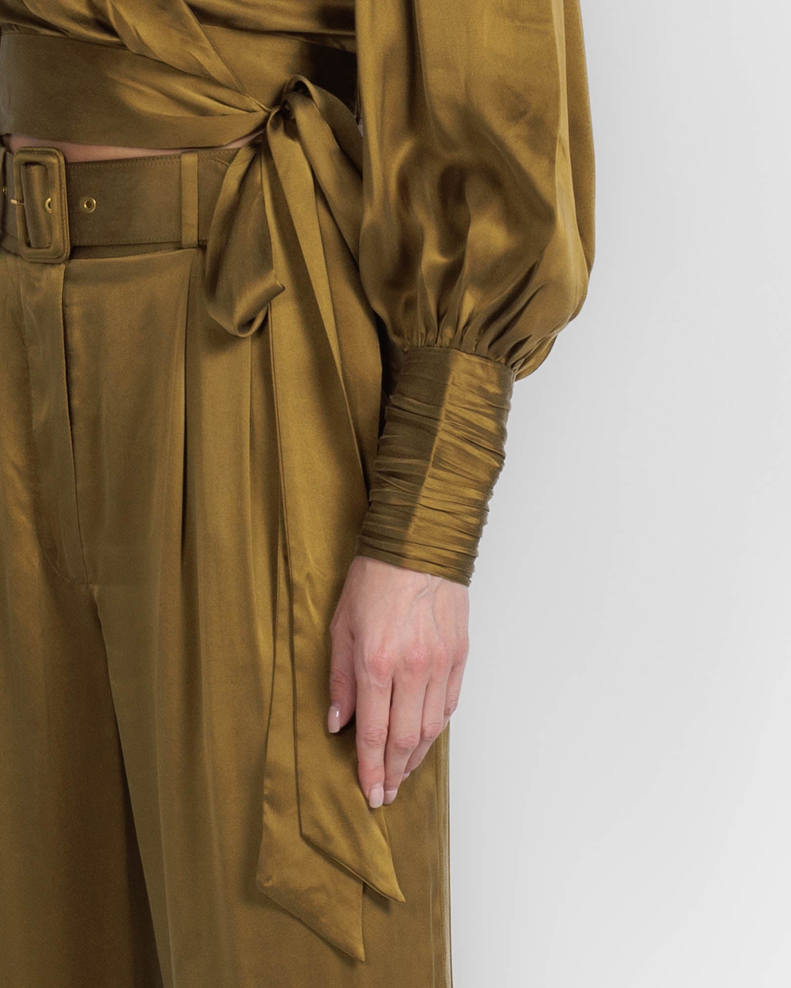 Silk Wrap Top