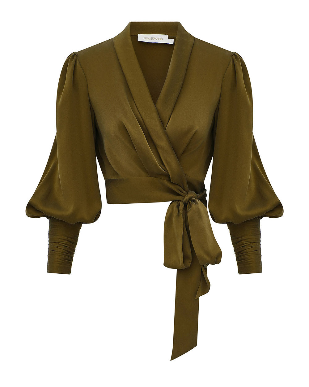 Silk Wrap Top