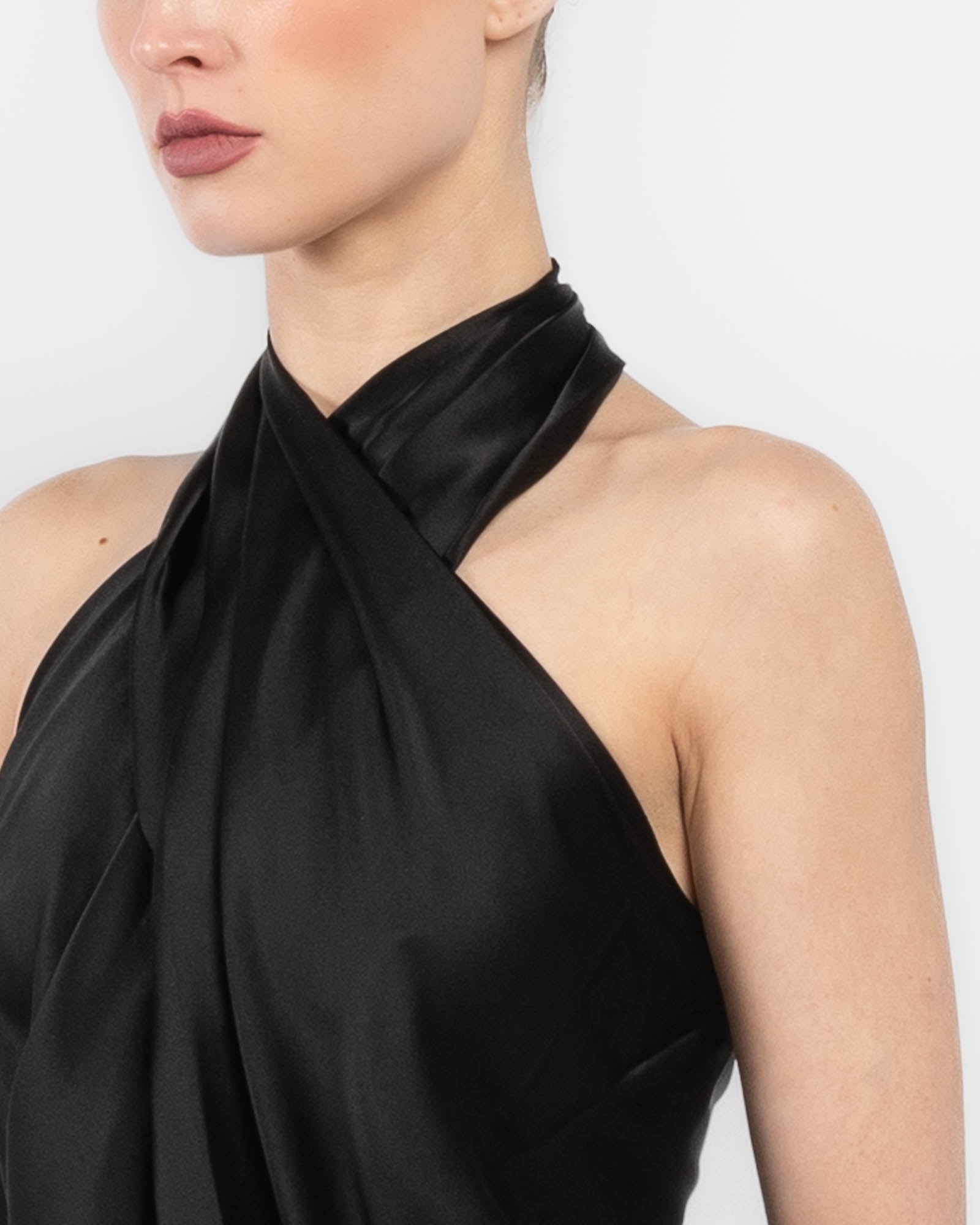 Cross Wrap Halter Top