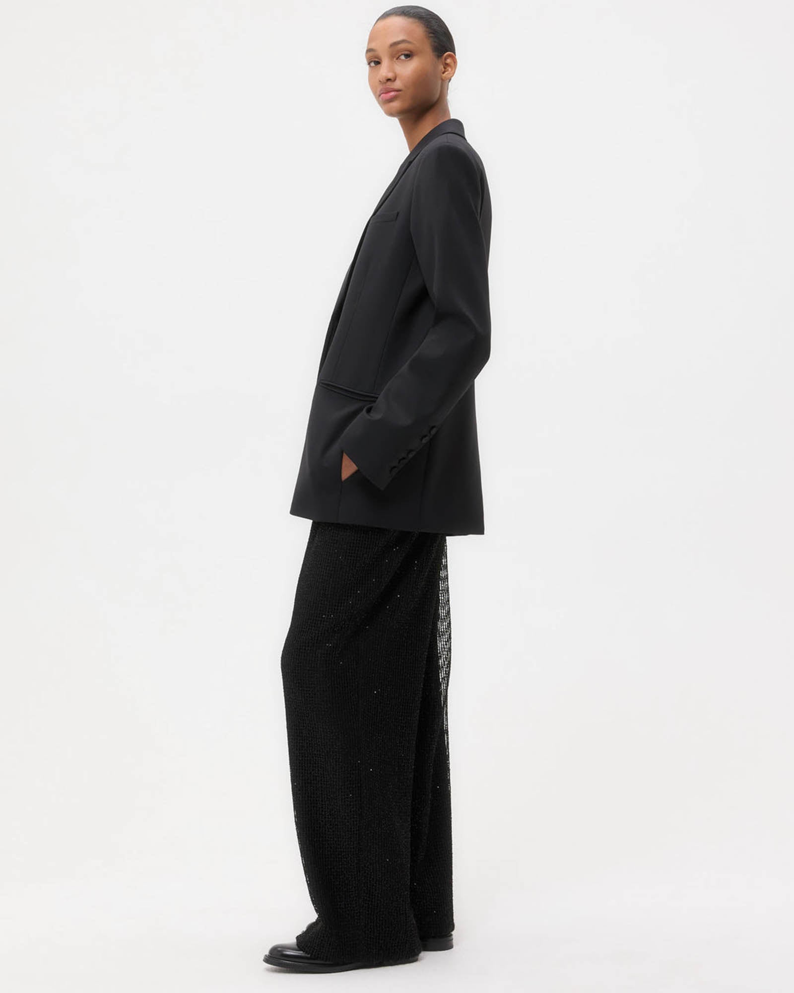 Sweet Pea Tuxedo Blazer