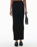 Maxi Skirt With Embossed Logo
