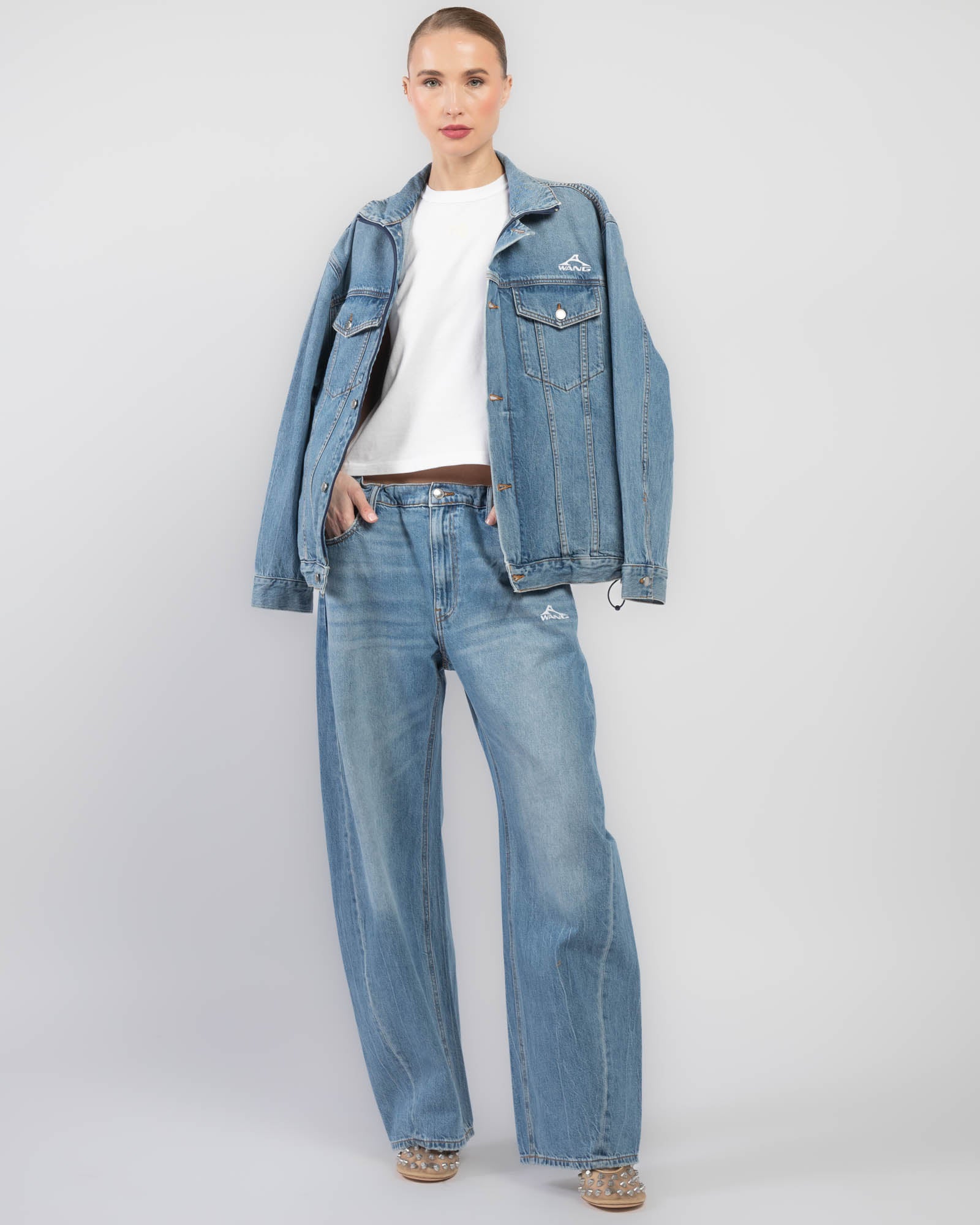 5 Pocket Track Jeans
