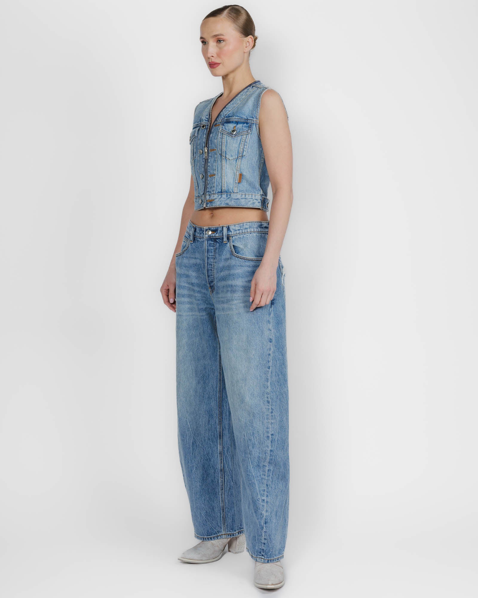 Dipped V Trucker Vest