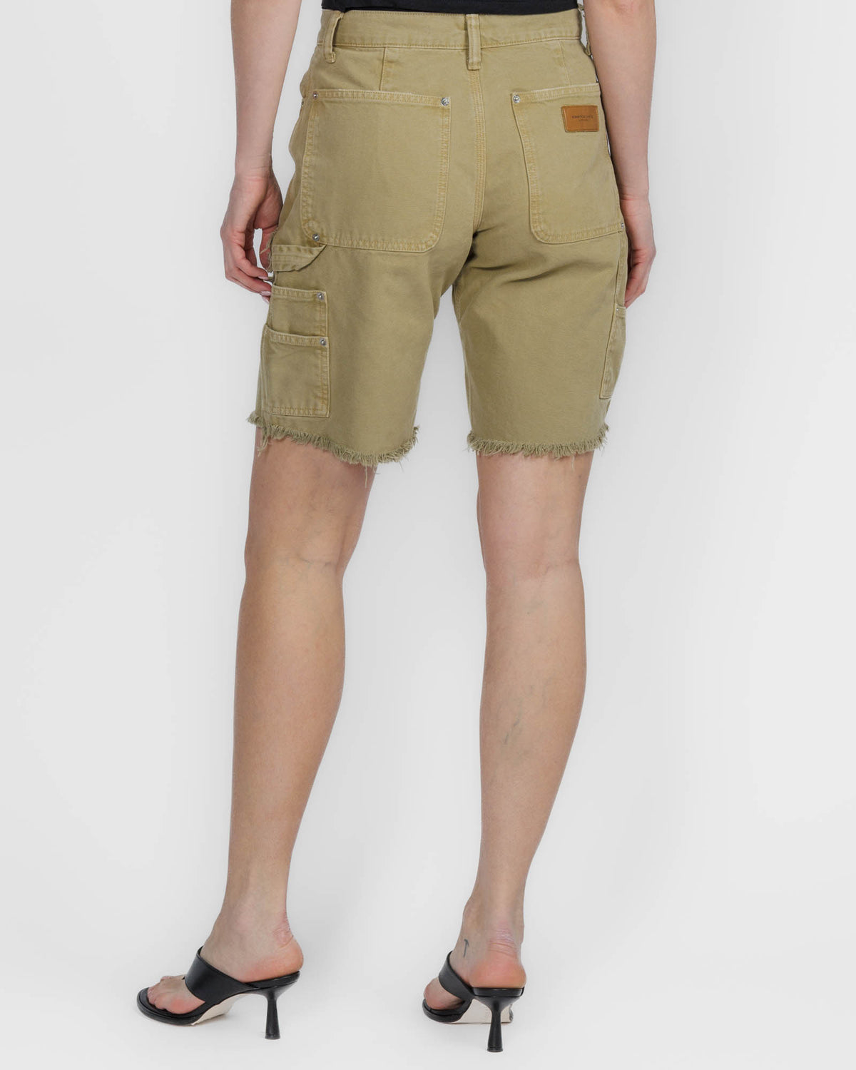パンツ alexanderwang High Waisted Cargo Short ALEXANDER WANG Carpenter Short