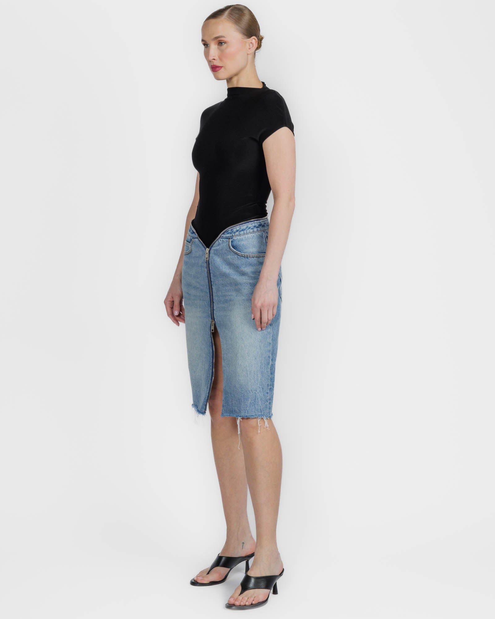 Dipped V Skirt