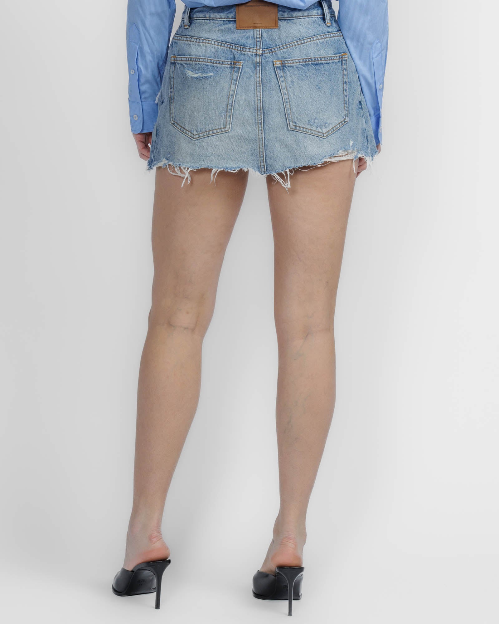 Prestyled Button Down Skort Romper