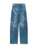 Balloon Logo Jeans