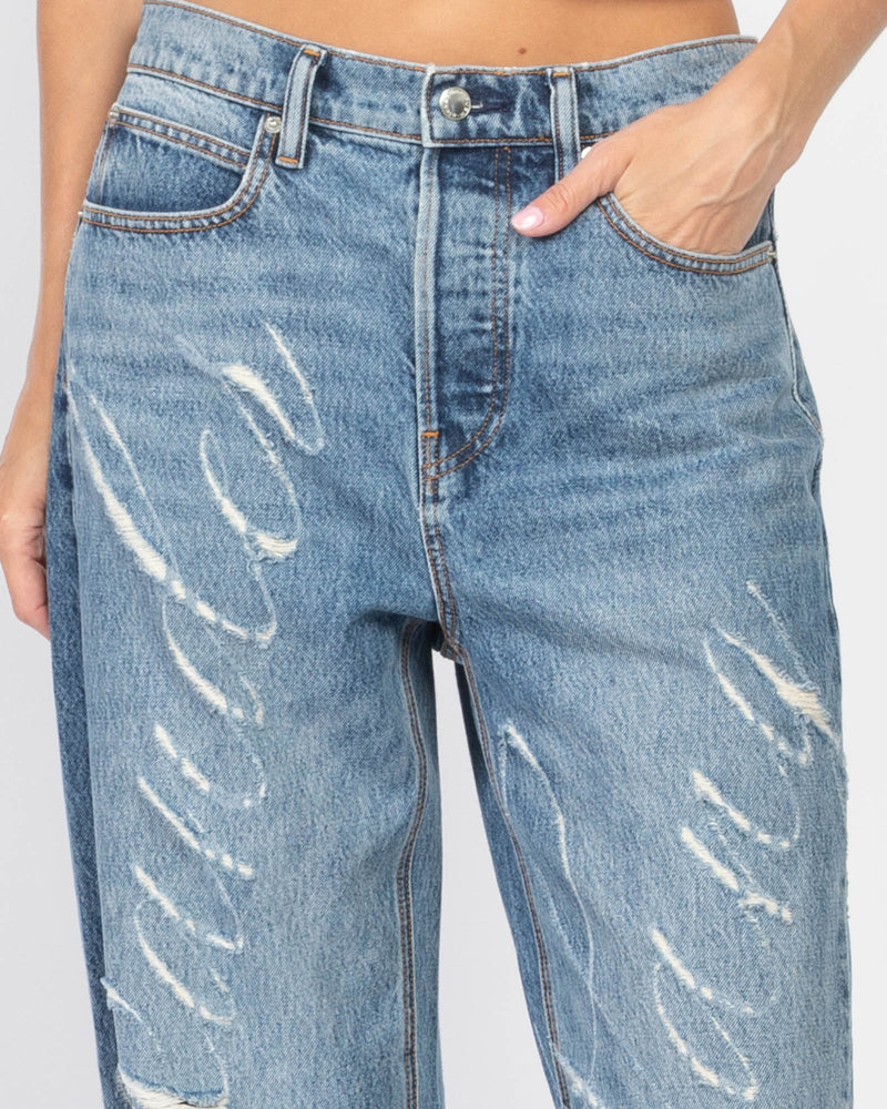 Balloon Logo Jeans