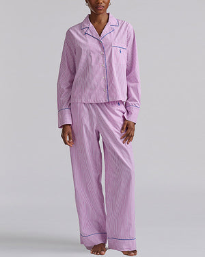 23 in PJ Set with Piping