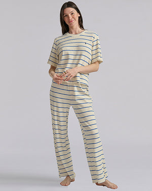 Short Sleeve Top Pant Set