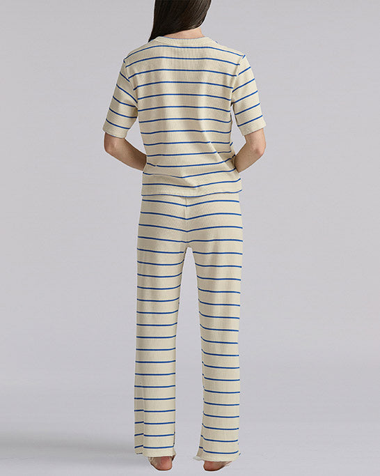 Short Sleeve Top Pant Set
