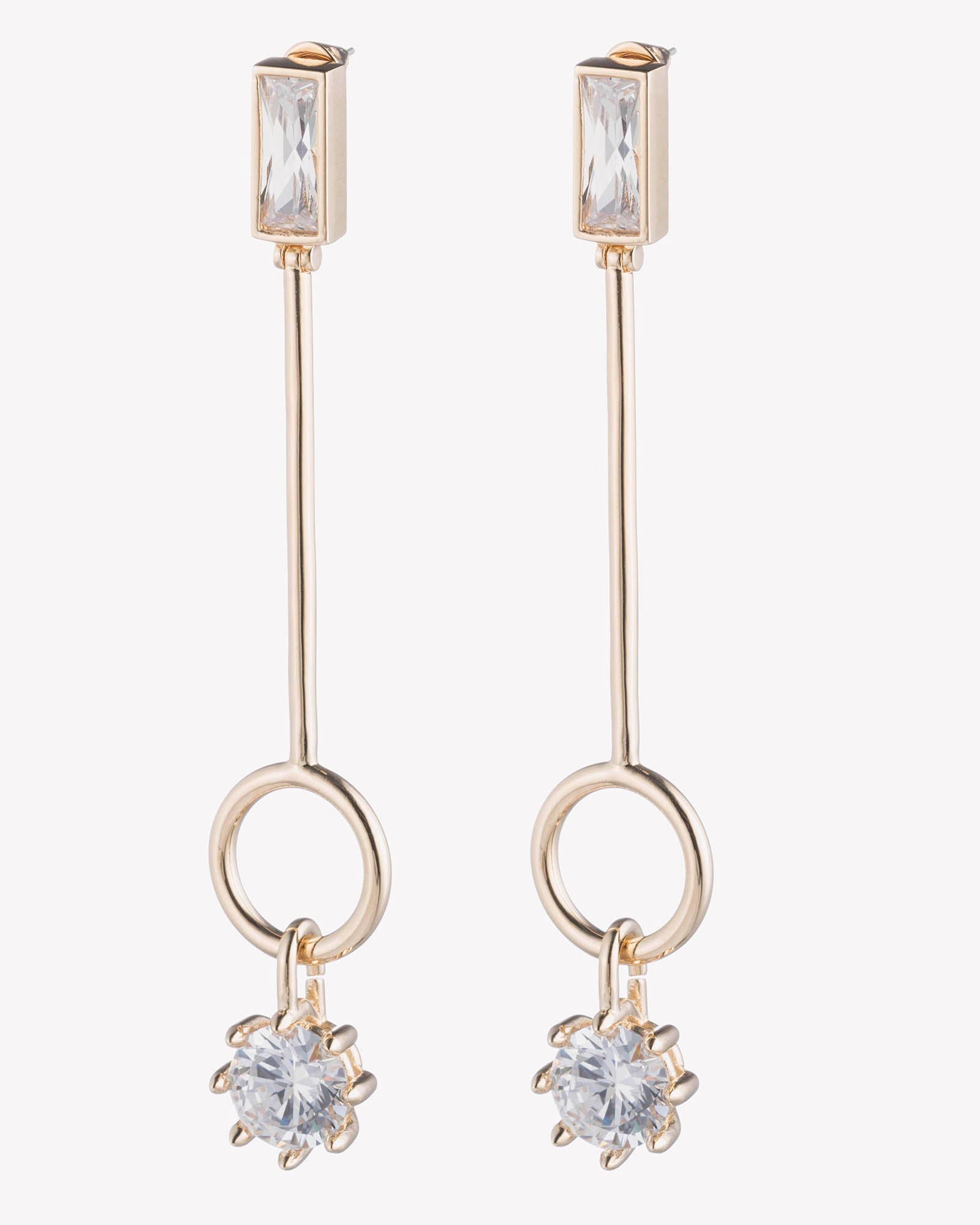 Boucles d'oreilles Baguette Estate Line