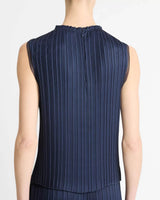 Pleated Crew Top