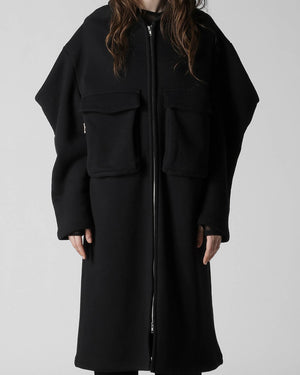 Sleeve Puff Long Jacket