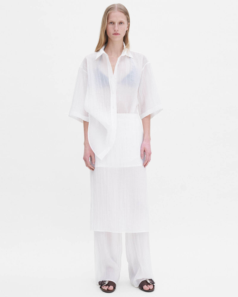 Short Sleeve Crinkle Shirt