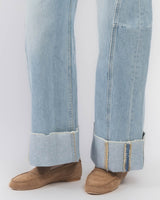 Relaxed Cuff Lasso Jeans