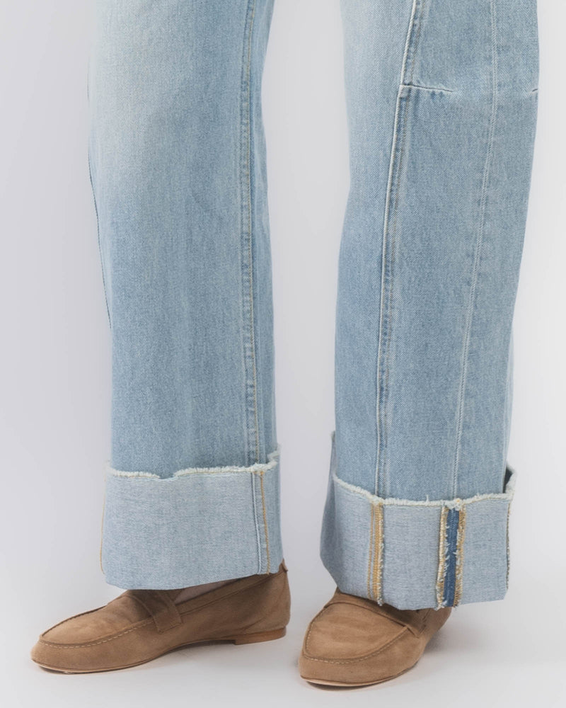 Relaxed Cuff Lasso Jeans