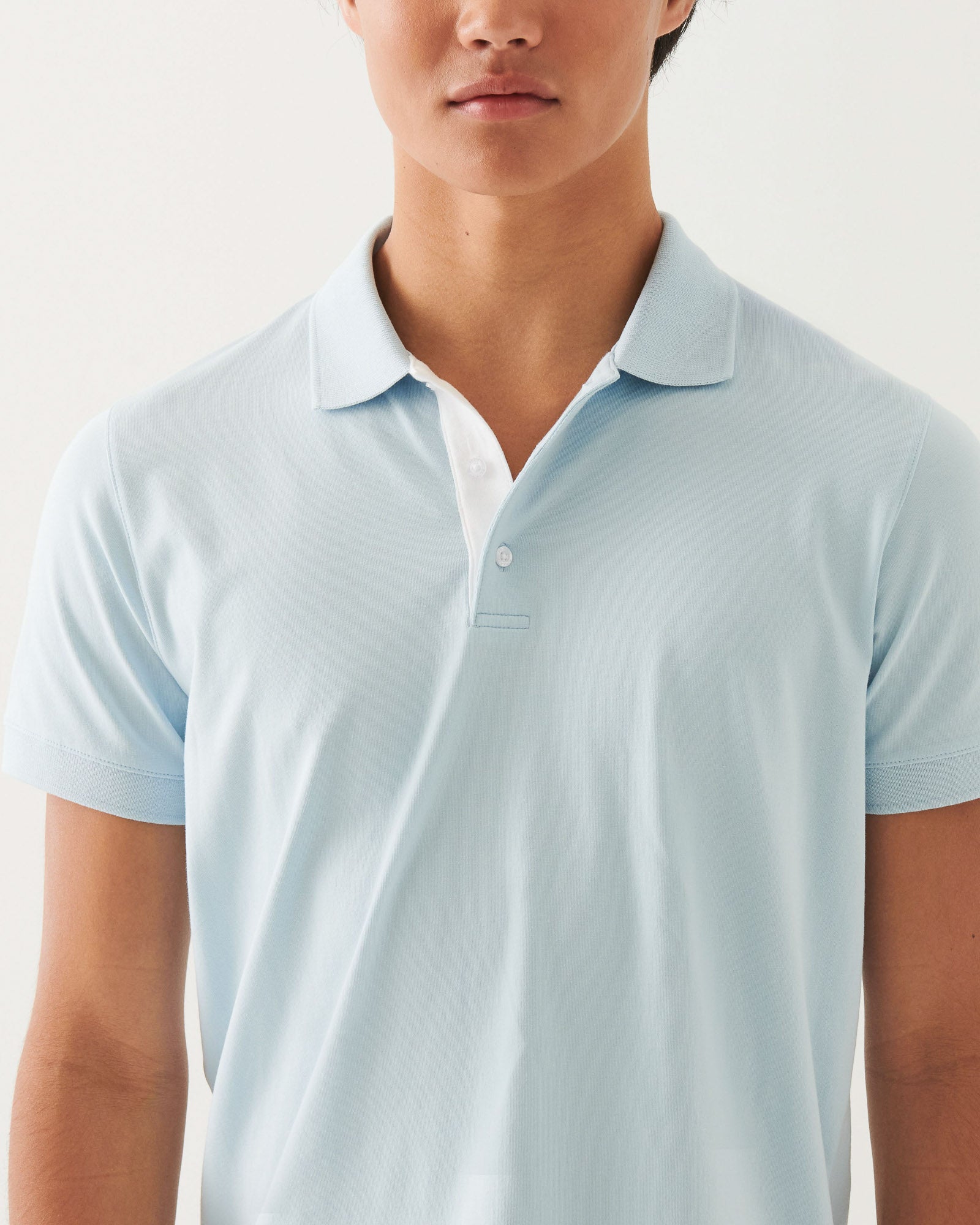 Contrast Placket Polo