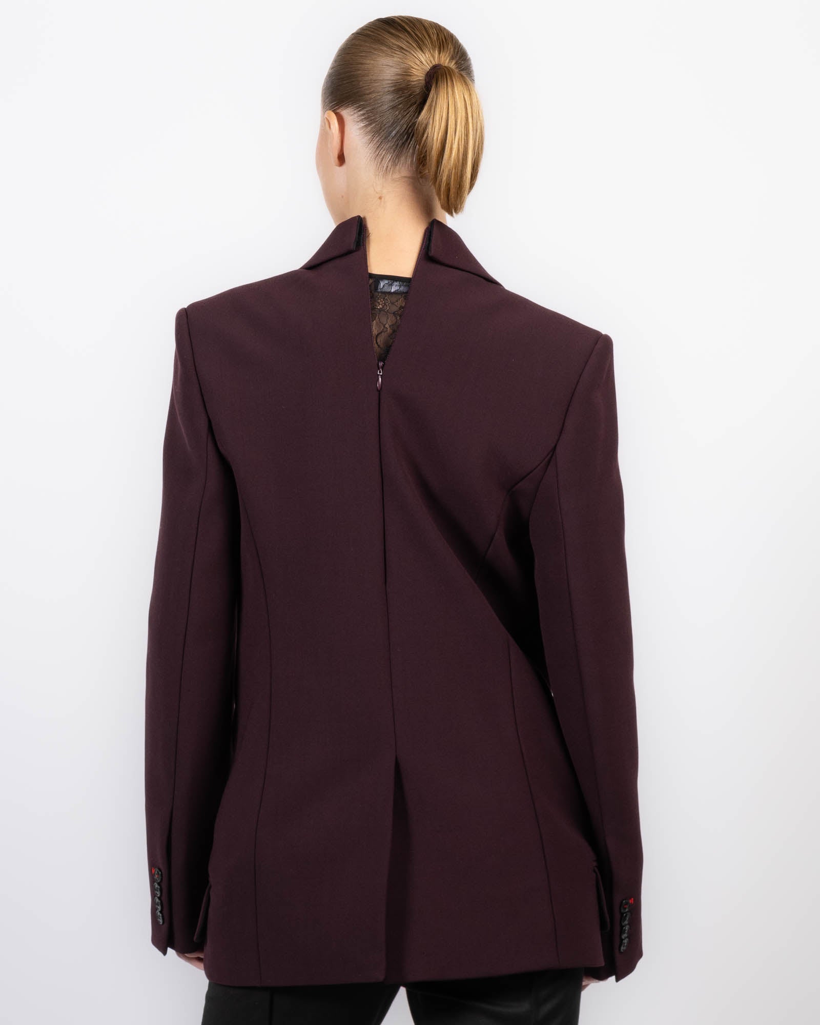 Dropped Lapel Jacket