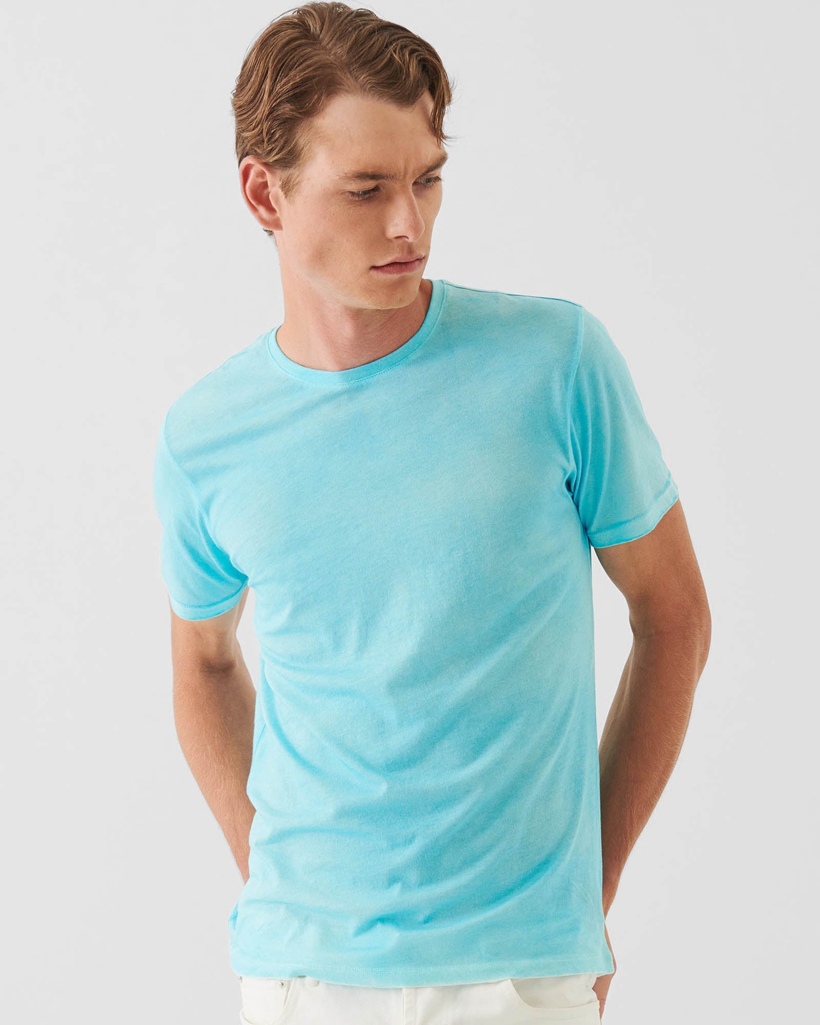 Pima Cotton Spray Wash Tee