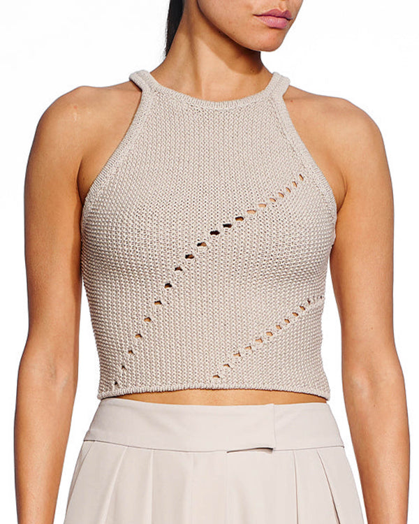 Curved Racer Top