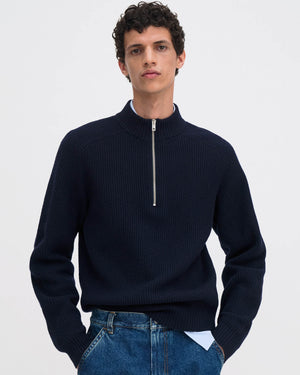 Half Zip-Up Sweater
