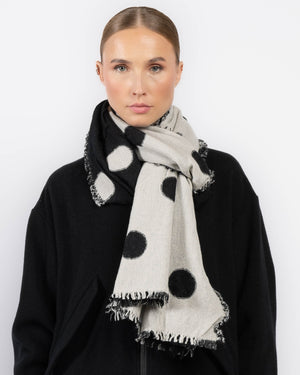 Reversible Polka Dot Scarf