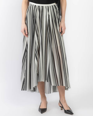 Printed Devore Skirt