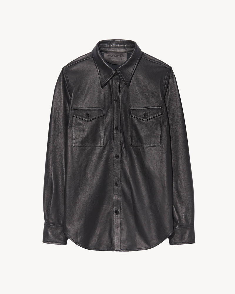 Ava Leather Shirt