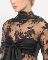 Lace Bow Bodice