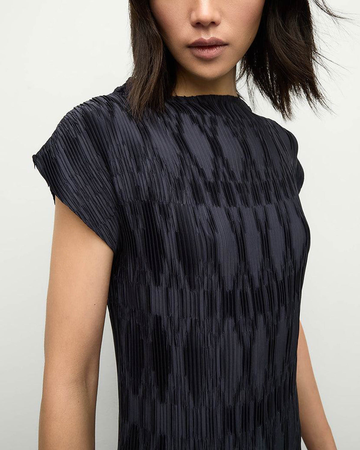 gramercy pleated dress veronica beard Veronica Beard Gramercy pleated satin midi dress Veronica Beard