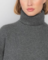 Ribbed Turtleneck Sweater