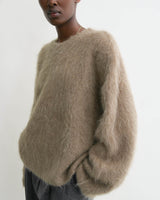 Boxy Alpaca Knit Sweater